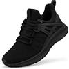 Abboos Sneaker da Donna da infilare, Scarpe da Tennis, Leggere, Casual, per Palestra, Viaggi, Lavoro, Nero, 40,5 EU, Nero, 40 EU