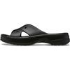 Crocs Classic Womens Cross Strap, Infradito Donna, Nero, 42/43 EU
