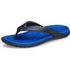 Crocs Infradito da uomo Coast, Blue Bolt/Deep Navy, 38, Blue Bolt Deep Navy, 39/40 EU
