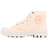 Palladium Stivale alto da donna Pampa, stivali stringati in tela vegana, Peaskin, 40 EU