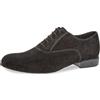 Diamant Uomini Scarpe da Ballo 180-025-001 - Scamosciato Nero - Comodo (Largo) - 2 cm Ballroom - Made in Germany