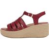 Fitflop Platfforms Espadr. Leather Fisherman Wedge Sandals, Sandali con Zeppa Donna