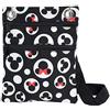 Disney Passport Bag Crossbody Travel Mickey Minnie Eeyore Stitch All Over Print