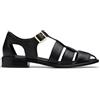 Clarks Hana Sun Womens Black Leather, 4.5