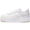 PUMA Women Carina Street Scarpe da ginnastica, White Frosty Pink Alpine Snow, 42 EU