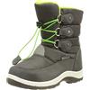 Playshoes Winter-Bootie/Stivaletto Invernale, Stivali Da Neve Unisex - Bambini e ragazzi, Verde Per Allacciare, 22/23 EU