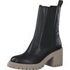 Tamaris Damen 1-1-25932-39, Stivali alla Moda Donna, Nero Beige, 42 EU