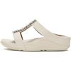 Fitflop Fino Pearls-and-crystal H-bar Slides Sandali a ciabattaDonna