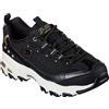 Skechers Skechers D'lites, Sneaker Donna, Nero, 37.5 EU