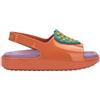 melissa Mini Cloud Slide + Fabula BB, sandali piatti per ragazze, arancione, 24 EU