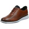 Cole Haan Uomo 2.Zerogrand Laser Wing Oxford, Marrone Chiaro/Avorio, 15 Wide