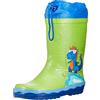 Playshoes Stivali di Gomma Con Coulisse Unisex - Bambini e ragazzi, Dinosauro, 31 EU