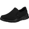Skechers Equalizer 4.0, Sneaker Infilare Uomo, Nero Black Mesh Pu Black Trim Bbk, 39 EU