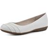 CLIFFS BY WHITE MOUNTAIN Ballerine da Donna Clara, Bianco Brunito Liscio, 39.5 EU Larga