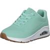 Skechers Uno Stand On Air, Scarpe da ginnastica Donna, Mint Durabuck Mesh, 35 EU