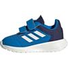 adidas Unisex - Bimbi 0-24 Tensaur Run Shoes, Blue Rush / Core White / Dark Blue, 20 EU