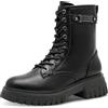 s.Oliver Damen Lace Boot Flat 5-25244-45, Stivaletto Donna, Nero, 38 EU