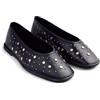 GIOSEPPO ACOMA, Scarpe Piatte Mary Jane Donna, Nero, 36 EU, Nero, 36 EU