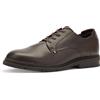 Tommy Hilfiger Uomo Scarpa Derby Flexible Leather in Pelle Zigrinata