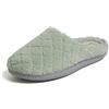Dearfoams Leslie Clog House Pantofole da donna in memory foam, lavabili con larghezze larghe, Juniper Green Terry, 5-6, Juniper Green Terry, 36/36.5 EU