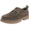 Calvin Klein Uomo Scarpa da Barca Hybrid Apron Laceup Shoe Scarpe, Marrone (Triple Slate Black), 44
