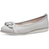 Marco Tozzi Ballerine da Donna 2-22121-44 Ballet Flat, Pettine Bianco, 37 EU