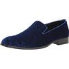 Stacy Adams Saunders-Pantofole in Velluto, Mocassino Uomo, Reale Reale, 45 EU