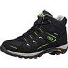 Brütting Mount Frakes High, Scarpe da Jogging Unisex - Adulto, Nero/Grigio/Limone, 40 EU