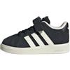 adidas Unisex - Bimbi 0-24 Grand Court 00S Infants Shoes, Core Black/off White/Cloud White, 23.5 EU