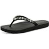 Tamaris pantolette infradito da donna piatte nero 42 EU