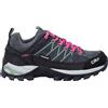 CMP Rigel Low Wmn Trekking Shoes WP, Scarpe da Trekking Donna, Antracite Mineral Green, 37 EU
