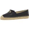 Michael Kors 40R4NRFP1L-001 Nori Espadrille Donna, Black EU 37.5