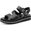 MARCO TOZZI by Guido Maria Kretschmer Sandalo donna morbido plantare Feel Me morbida fodera interna Alla moda, nero (BLACK), 39 EU