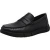 Geox U Adacter M Wide, Moccasin Uomo, Nero, 39 EU