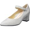 ARA Londra, Scarpe décolleté Donna, Argento, 40 EU Stretta