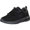 Skechers Dyna-air, Scarpe da Ginnastica Uomo, Nero Black Mesh Charcoal Trim Bkcc, 42.5 EU
