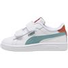 Puma Unisex Baby Smash 3.0 L V Inf Sneaker, Bianco-Baltic Sea Blue, 4 UK Bambino, Puma Bianco Mar Baltico Blu, 20 EU
