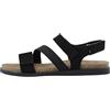 CA'SHOTT A/S Casalice Velcro Sandal Nubuck, Piatti Donna, Nero, 38 EU