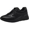 Tamaris Donna Sneaker Bequem, Black Uni, 36 EU