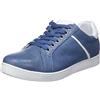 Andrea Conti Sneaker da Donna, Scarpe da Ginnastica, Infinity Blue Bianco, 40 EU