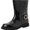 BOSS Eleri_Bootie_bobk, Stivali Donna, Nero, 37 EU