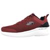 Skechers Bounder 2.0 NASHER - Sneaker, Burgundy Mesh/Black Trim,
