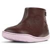 Camper Peu Cami K900205, Stivaletti con cerniera Bimba 0-24, Borgogna 005, 25 EU