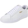 PUMA Smash V2 L, Sneakers Unisex - Adulto, Bianco Puma White Puma White Peacoat Puma Team Gold, 37 EU