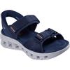 Skechers Uomo Glide-Step Pro Sandal Salvoe Slip-In ALLENATRICE, Navy Textile/Pu, 42 EU
