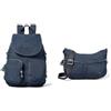 Kipling FIREFLY UP e IZELLAH, Zaino e Borsa a Tracolla, Donna, Blue 2, Taglia Unica