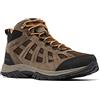 Columbia Redmond 3 Mid Wp, Scarponi da trekking ed escursionismo impermeabili a vita media Uomo, Cordovan Elk, 43 EU