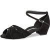 Diamant Donne Scarpe da Ballo 141-129-001 - Scamosciata Nero - 2,8 cm Bloc [UK 6,5]