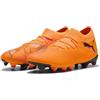 PUMA Scarpe da Calcio Future 8 Match FG/AG da Donna 40, Heat Fire Black Ravish Orange Pink