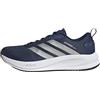 adidas Uomo Supernova Ease 2 Running Shoes, Dark Blue/Matte Silver/Aurora Ink, 39 1/3 EU